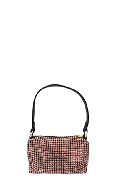 Fashnzfab Women's Fashion Chic Rhinestone Handle Clutch Bag In Pink