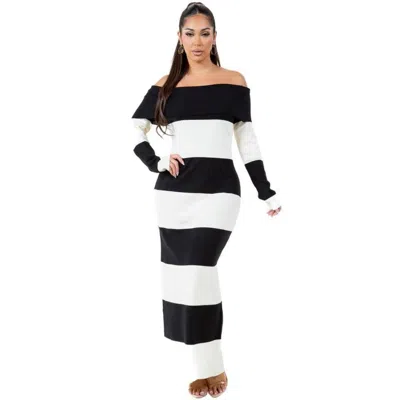 Fashnzfab Women Fashion Long Maxi Knit Dress