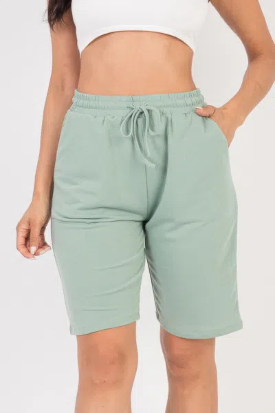 Fashnzfab Women's French Terry Bermuda Shorts In Multi