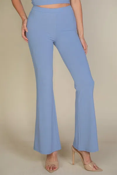 Fashnzfab Women's High Waisted Flare Pants In Grey