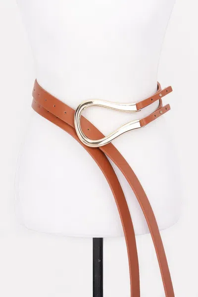 Fashnzfab Women's Metal Pu Buckle In Multi