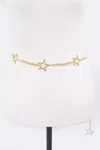 Fashnzfab Women's Star Lined Up Belt In Gold