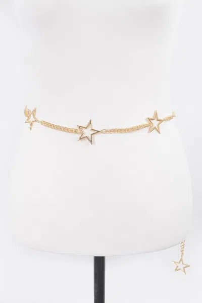 Fashnzfab Women's Star Lined Up Belt In Gold