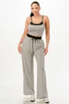Fashnzfab Women's Tank Top And Sweatpant Set In Grey
