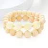Fashnzfab Wood Ball Beaded Stretch Layered Bracelets In Multi