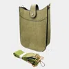 Fashnzfab Woven Solid Crossbody Bag In Green