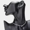Fashnzfab Ying Yang Pointed Beaded Choker Necklace In Multi