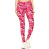 Fashnzfab Yoga Band Buttery Soft Print Leggings In Multi