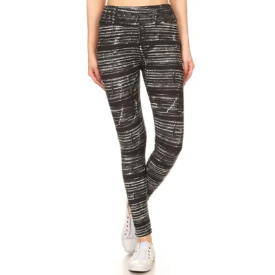 Fashnzfab Yoga Style Banded Lined Multicolor Print, Full Length Leggings In A Slim Fitting Style With A Banded