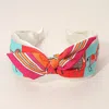 Fashnzfab Zebra Patterned Knot Headband In Multi