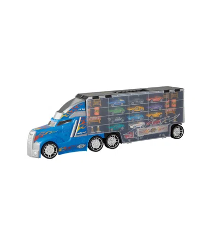 Fast Lane Truck Carry Case With 12 Diecast Vehicles And 14 Accessories, Created For You By Toys R Us In Multi