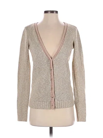 Pre-owned Fat Face Cardigan Sweater In Brown
