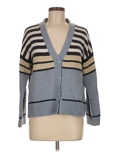 Pre-owned Fat Face Cardigan Sweater In Gray