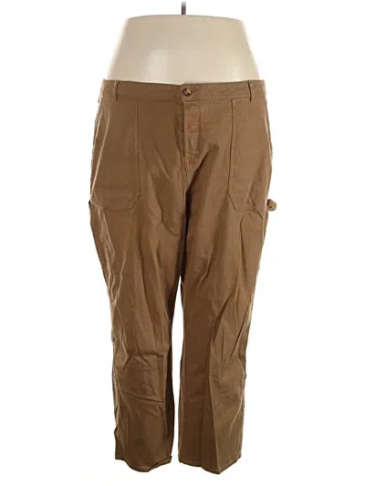 Pre-owned Fat Face Cargo Pants In Brown
