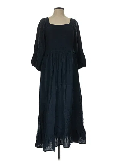 Pre-owned Fat Face Casual Dress In Black