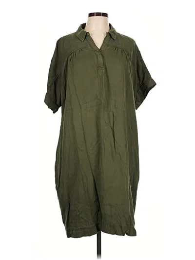 Pre-owned Fat Face Casual Dress In Green