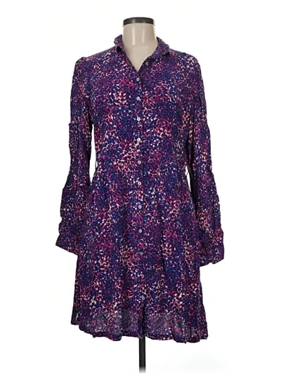 Pre-owned Fat Face Casual Dress In Purple
