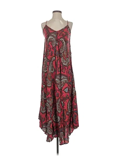 Pre-owned Fat Face Casual Dress In Red