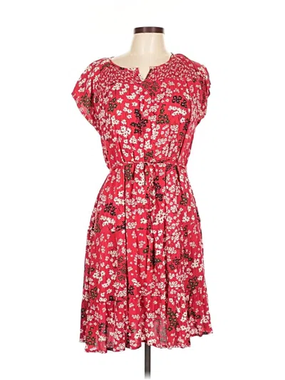 Pre-owned Fat Face Casual Dress In Red
