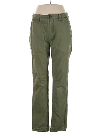 Pre-owned Fat Face Casual Pants In Green