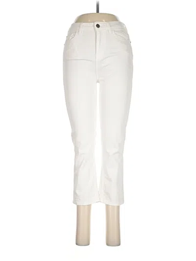 Pre-owned Fat Face Casual Pants In Ivory