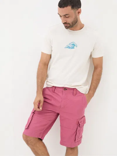 Fat Face Fatface Breakyard Pink Cargo Shorts