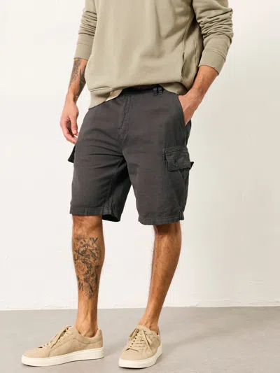 Fat Face Fatface Brecon Dark Grey Garment Dye Cargo Shorts