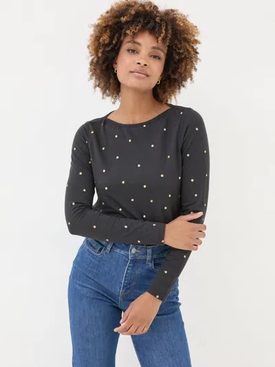 Fat Face Fatface Bree Black Spot T-shirt