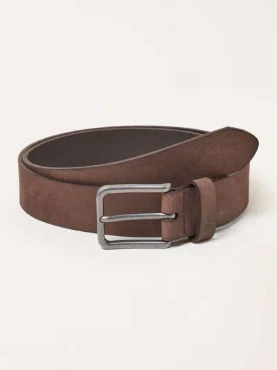 Fat Face Fatface Brown Plain Nubuck Belt