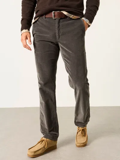 Fat Face Fatface Charcoal Grey Cord Straight Fit Trousers