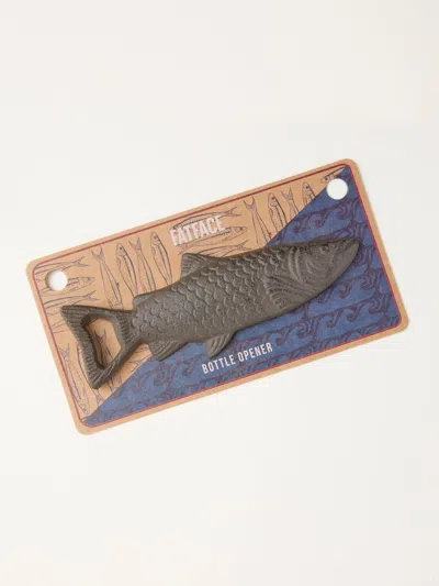 Fat Face Fatface Charcoal Grey Fish Cast Iron Bottle Opener