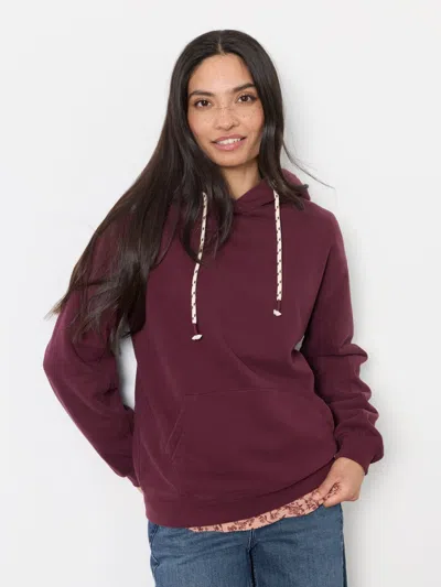 Fat Face Fatface Freya Dark Purple Overhead Hoodie