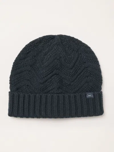 Fat Face Fatface Green Chevron Beanie