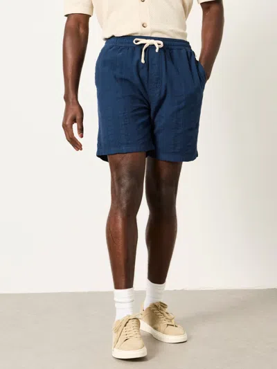 Fat Face Fatface Indigo Blue Ladram Self Stripe Shorts