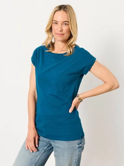 Fat Face Fatface Ivy Indigo Blue Short Sleeve T Shirt