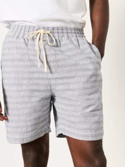 Fat Face Fatface Ladram Blue Texture Stripe Shorts