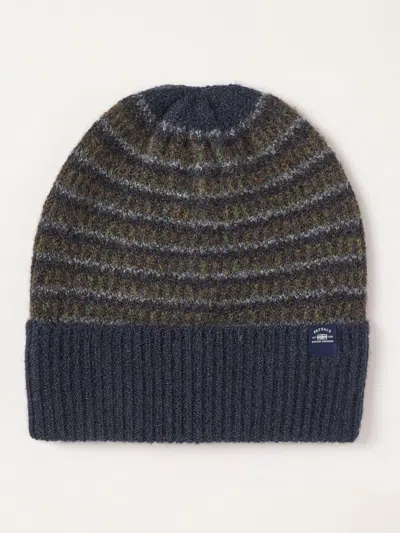 Fat Face Fatface Leo Navy Stripe Beanie