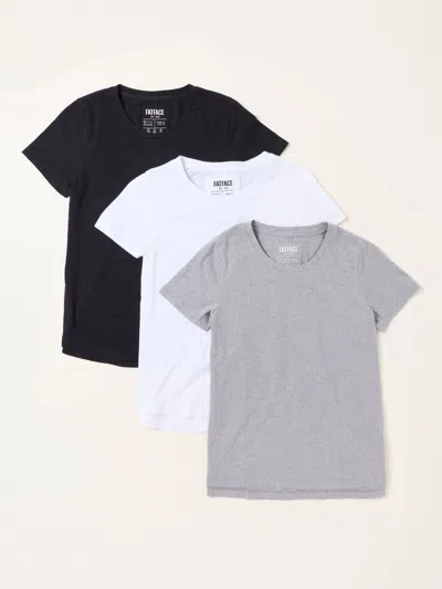 Fat Face Fatface Natalie Black/white/grey 3 Pack T-shirts