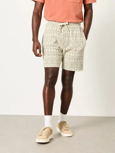 Fat Face Fatface Natural Jacquard Drawstring Shorts