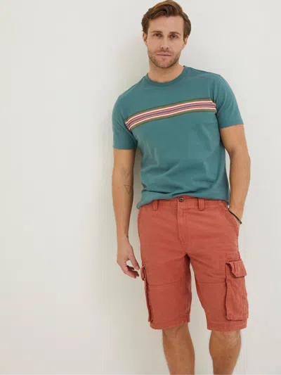 Fat Face Fatface Orange Breakyard Cargo Shorts