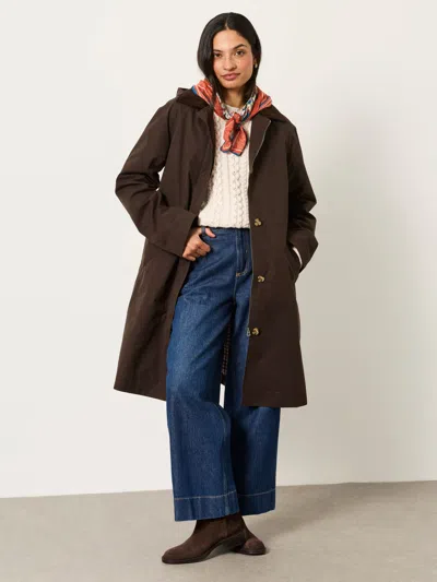Fat Face Fatface Polly Chocolate Brown Coat