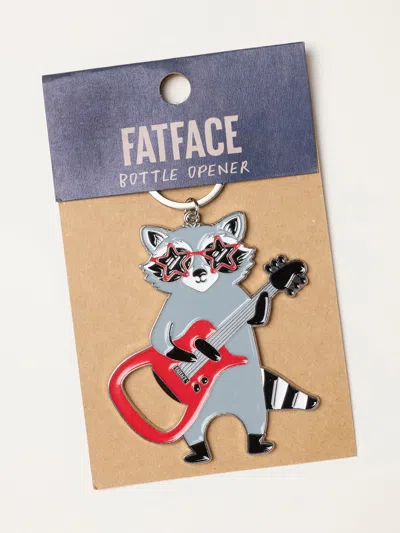 Fat Face Fatface Red Rocking Racoon Bottle Opener Keyring