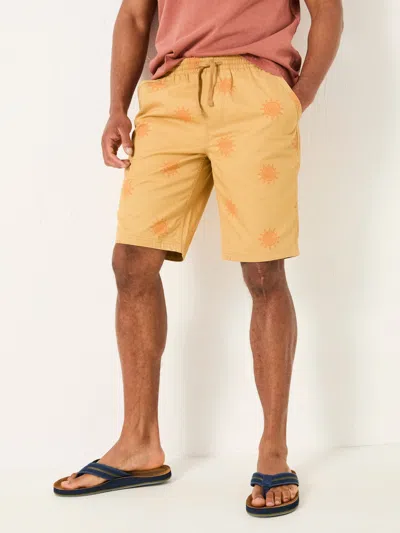 Fat Face Fatface Seaton Yellow Sun Pull On Shorts