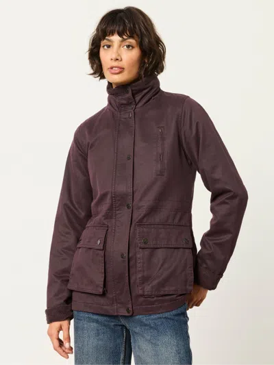 Fat Face Fatface Sussex Plum Purple Petite Heritage Jacket