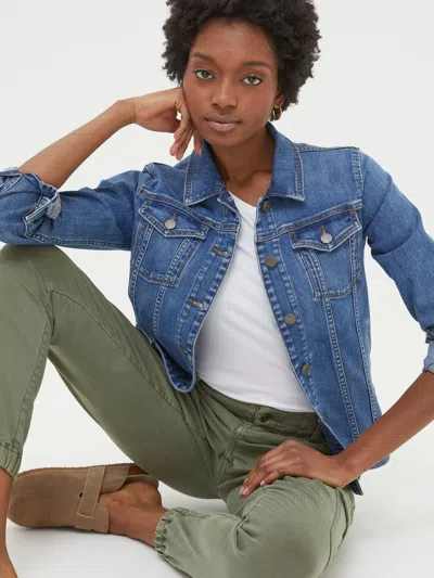 Fat Face Fatface Tasha Blue Denim Jacket