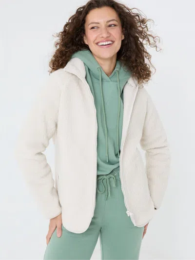 Fat Face Fatface Violet Natural Fleece Jacket
