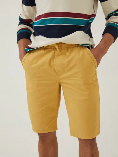 Fat Face Fatface Yellow Seaton Pull-on Shorts