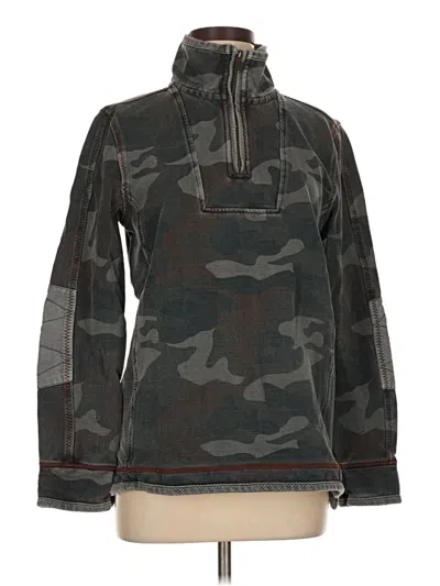 Pre-owned Fat Face Fleece Jacket In Gray