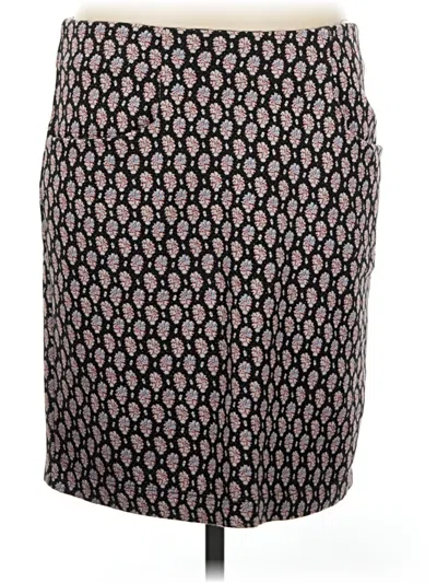 Pre-owned Fat Face Formal Skirt In Black