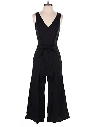 Pre-owned Fat Face Jumpsuit In Black
